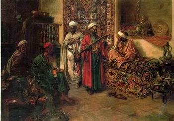  Arab or Arabic people and life. Orientalism oil paintings 110
